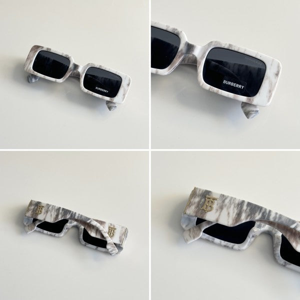 Women's Cat-Eye Sunglasses – Marble Black