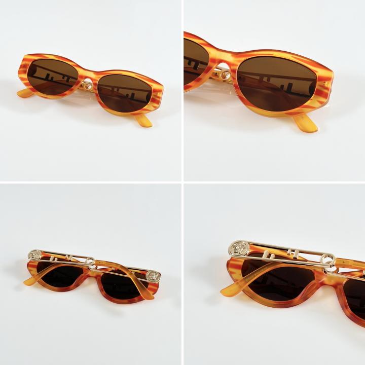 Women's Sunglasses – Gold Tiger Orange