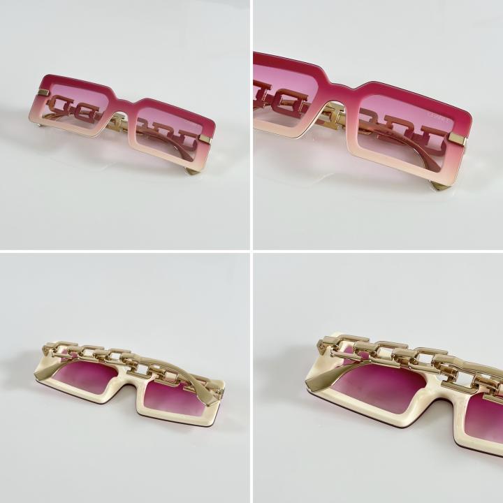 Women's Sunglasses – Gold & Pink