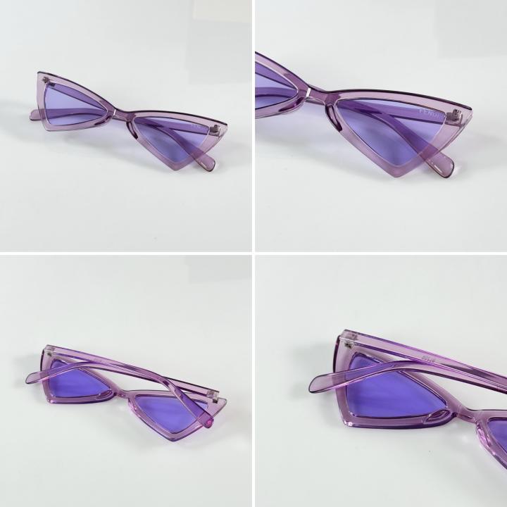 Women's Round Sunglasses – Purple