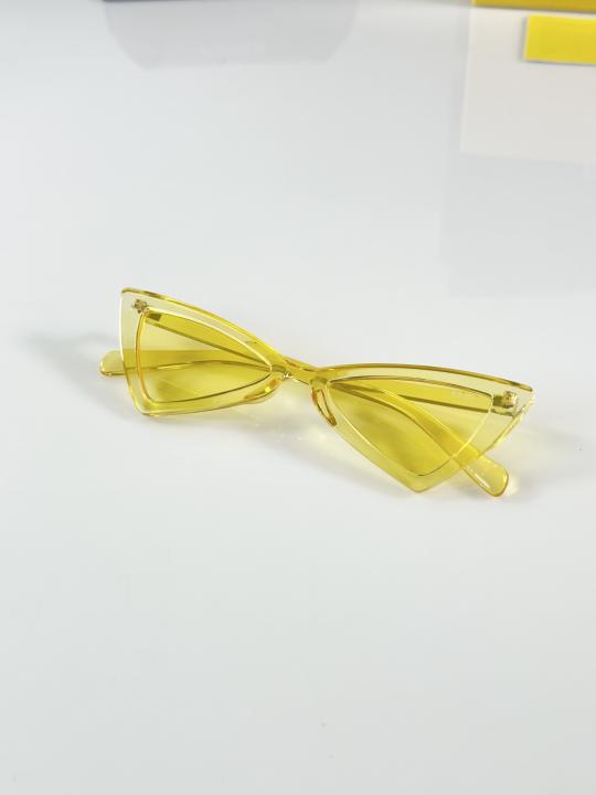 Women's Round Sunglasses – Yellow