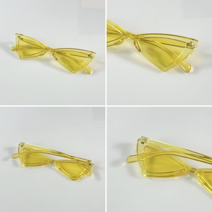 Women's Round Sunglasses – Yellow