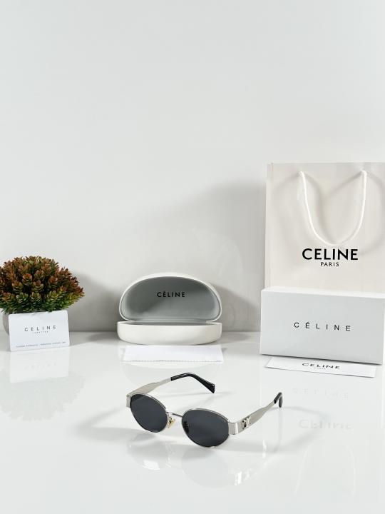 Women's Retro Round Sunglasses – Silver & Black
