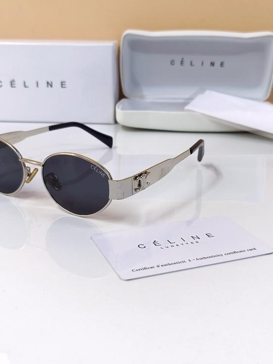 Retro Round Sunglasses – Silver & Black