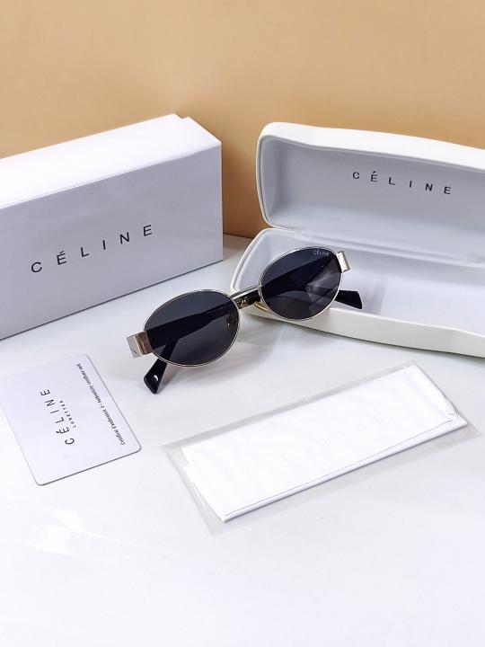 Retro Round Sunglasses – Silver & Black