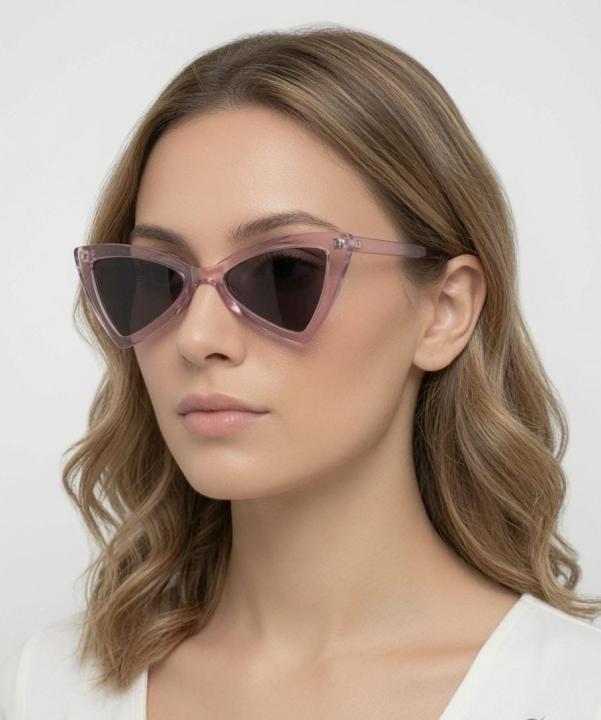 Round Sunglasses – Purple & Black
