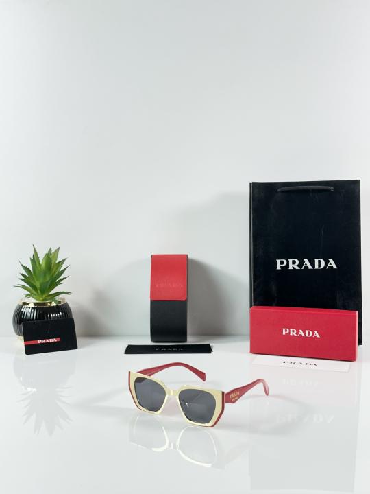 Women's Cat-Eye Sunglasses – Gold, Black & Red