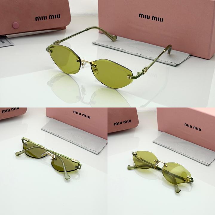 Round Sunglasses – Green