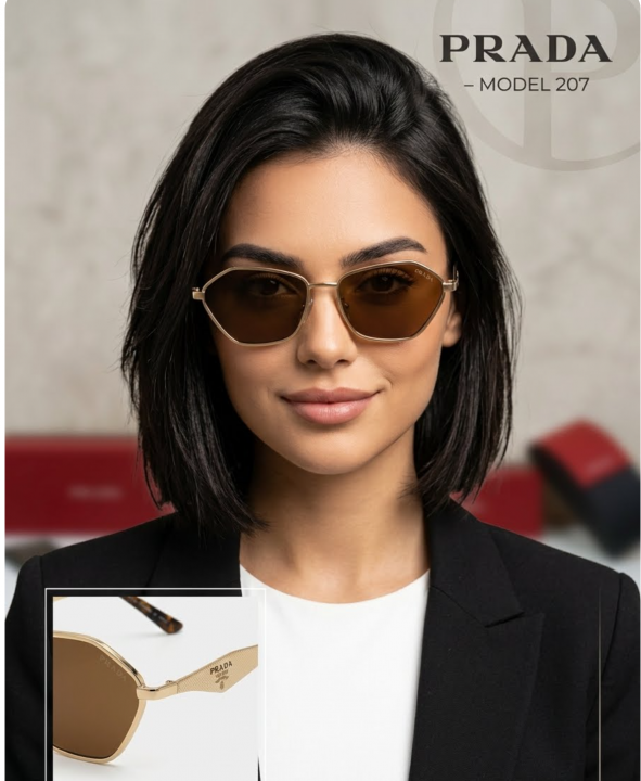 PRAD 207 GOLD BROWN METAL HIGH QUALITY STORE TOP SELLING MODEL 452